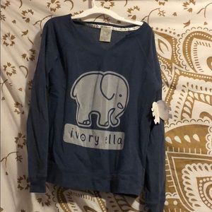 Blue ivory Ella tee